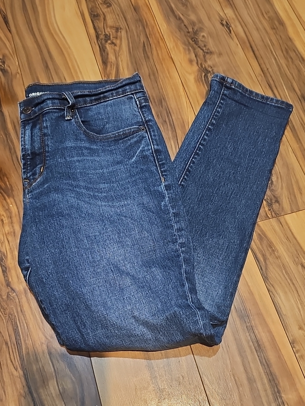 Old Navy Original Mid-rise Women's 8 Short Classic Dark Blue Jeans